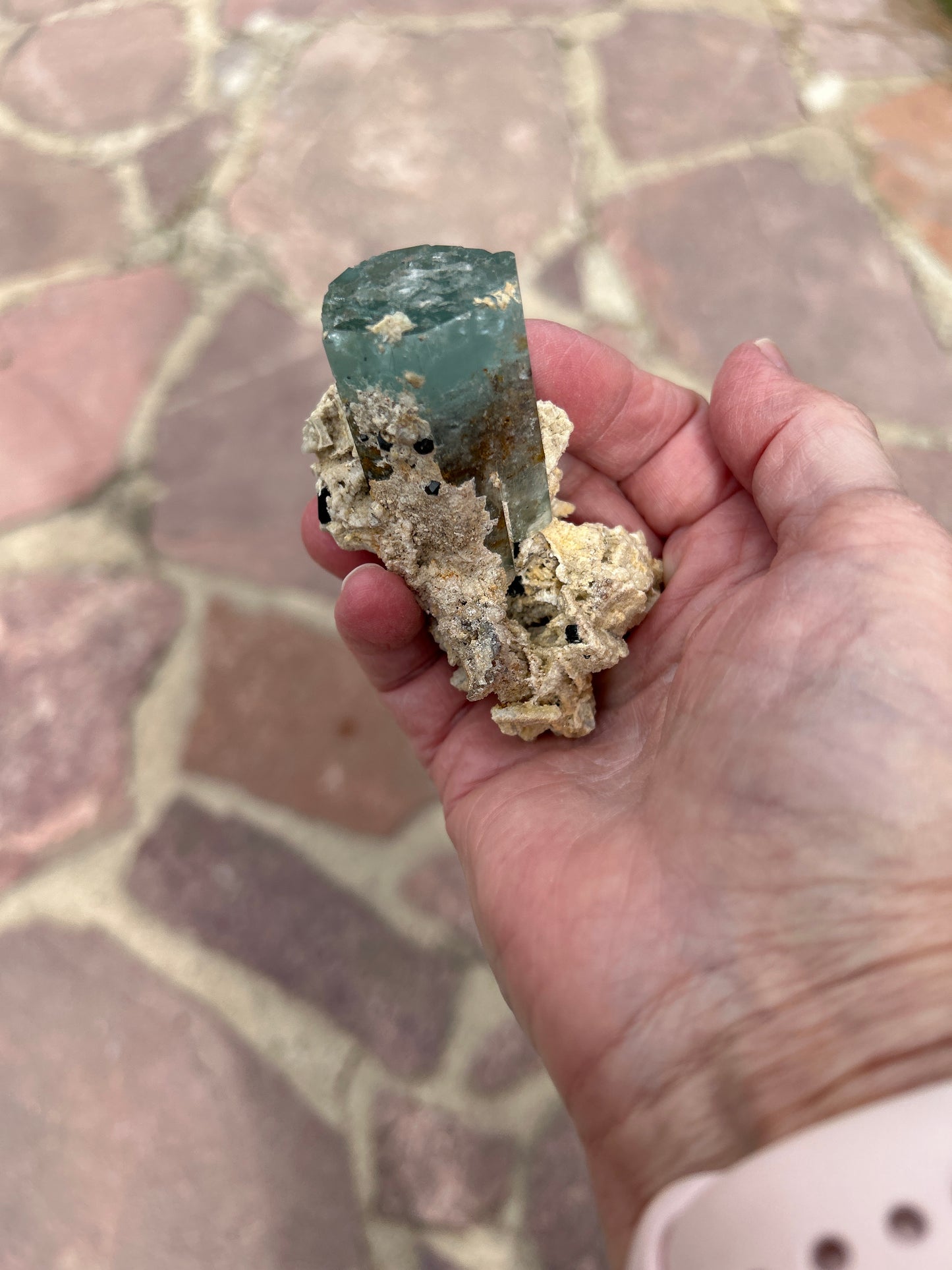 Aquamarine from Namibia (Erongo) M20