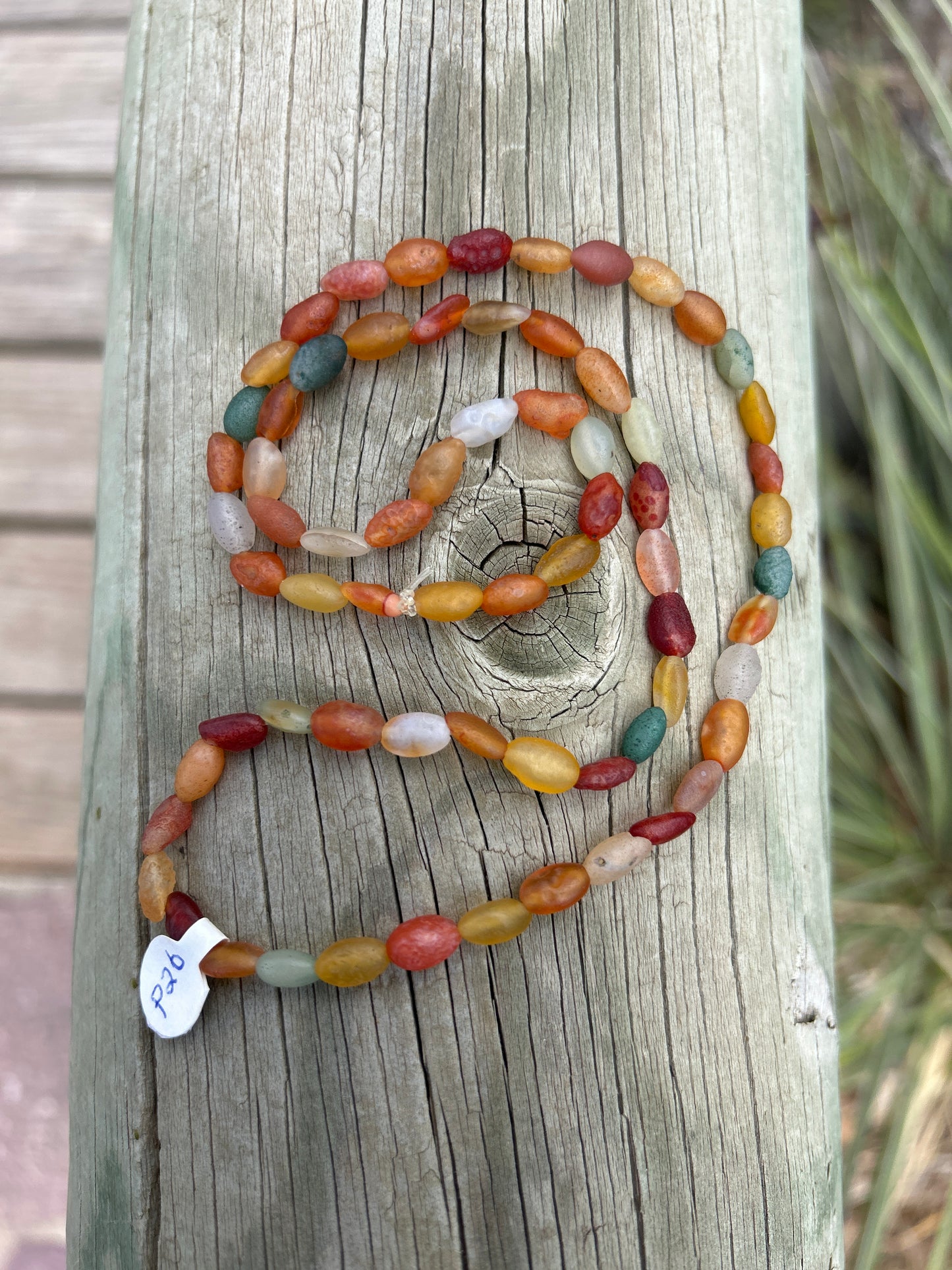 Gobi Desert Agate Bead Necklace (Candy) (P26)