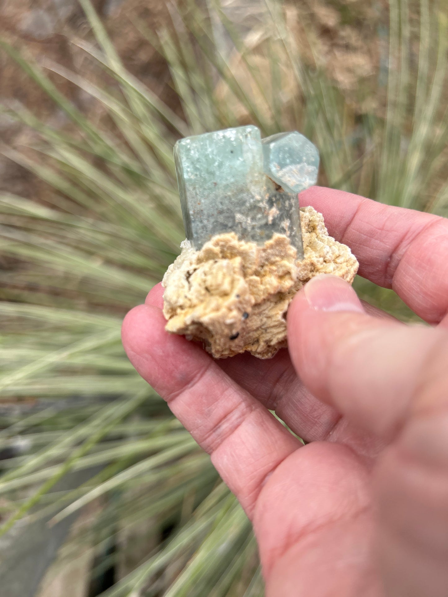 Aquamarine from Namibia (Erongo) M19