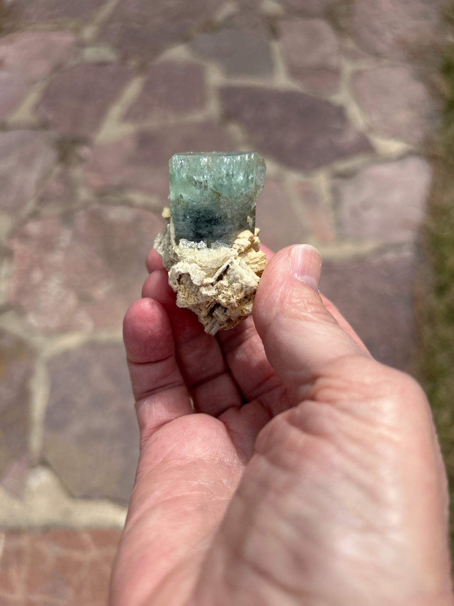 Aquamarine from Namibia (Erongo) M19