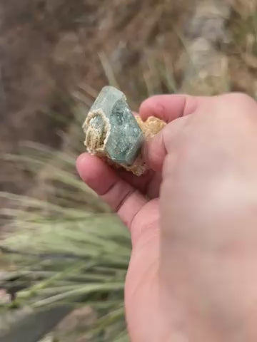 Aquamarine from Namibia (Erongo) M19